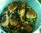 Foto del paso 4 de la receta: Pollo al curry en salsa light de verdeo