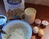 A picture of step 1 of Purple pancakes #4weekschallenge #charityrecipe.