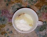 Foto del paso 1 de la receta: Mugcake de vainilla y coco en taza ☕
