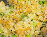 A picture of step 5 of Quinoa upma.
