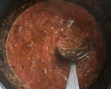 A picture of step 5 of Aloo gosht.