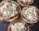 A picture of step 6 of Rajasthani Bhakri pizza 🍕.