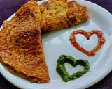 लौकी बेसन चीला (Lauki besan cheela recipe in hindi) रेसिपी चरण 4 फोटो