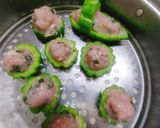 Hình bước làm 3 của món Khổ qua nhồi cá thác lát