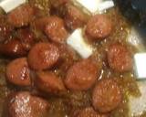 Saucisses Soubise /Sausage Cooked in onion sauce recipe step 8 photo
