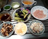 A picture of step 1 of Mapo Nasu (Stir-Fried Eggplant with Sichuan Chili Sauce).