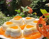 A picture of step 6 of Orange cream pudding.