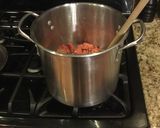 A picture of step 2 of Nick’s Beef & Beer Chili.