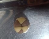 A picture of step 3 of Chocolate biscuit cookies.