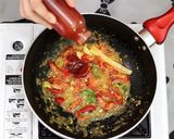 Foto langkah ke 8 dari resep Kerang Hijau Saos Padang Mix Jagung.