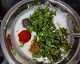 A picture of step 2 of 5 minute Crunchy Boondi Raita.