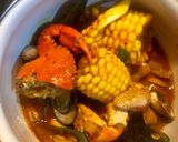 Foto langkah ke 4 dari resep Mix Seafood bumbu Saus Padang.