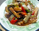 Foto langkah ke 4 dari resep Tumis Terong Saus Tiram.
