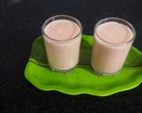 A picture of step 3 of Chikoo drink.