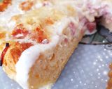 Une image de l'étape 11 de Tarte moelleuse aux lardons fumés râpé de jambon, crème fraîche.