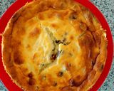 Foto del passaggio 4 della ricetta Crostata di ricotta e uvetta