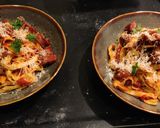 A picture of step 10 of Chorizo Pasta.