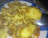 A picture of step 10 of Shredded fried chicken and potatoes.