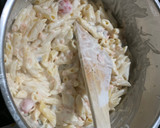Foto del paso 6 de la receta: Macarrones con salmón, alcaparras y cherry