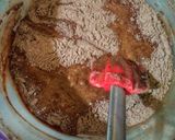 A picture of step 8 of Bounty cake with cream frosting (without oven).
