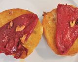 Foto del paso 4 de la receta: Pincho de langostinos  con piquillos caramelizados