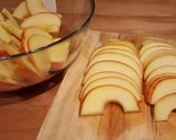 Foto del paso 7 de la receta: Rosas de manzana sobre crujiente de Avellanas y Toffee