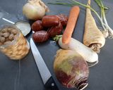 Foto del paso 1 de la receta: Potaje con chirivía