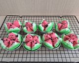 Foto langkah ke 7 dari resep Bolu Kukus Mekar Semangka.