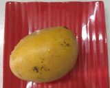 A picture of step 1 of Mango Mastani.