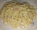 Foto langkah ke 5 dari resep Fettucini alfredo.