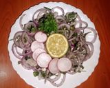 A picture of step 4 of Oregano salad 🥗.