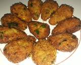 Corn potato tikkis in tear drop shape recipe step 4 photo