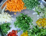 A picture of step 4 of White butter vegetable fried rice.