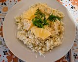 Tejszínes ananászos csirke 🍍🐣 recept fázis 4 fotója
