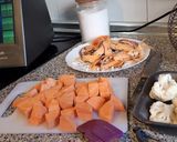 Foto del paso 2 de la receta Crema de boniato y coliflor en MyCook
