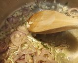 A picture of step 2 of Cream of Mushroom Soup.