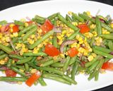 Foto del paso 3 de la receta: Ensalada de porotos verdes con choclo y tomates