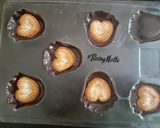 A picture of step 3 of Heart & Roses Chocolates.