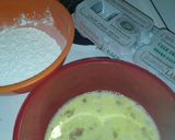 A picture of step 2 of "Yellow Box" Chicken Strips.