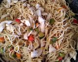 Foto del paso 7 de la receta Fideos chinos, tipo noodles, con pollo y verduras