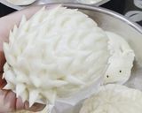 Foto langkah ke 8 dari resep Bakpao lembut ngembang putih tanpa obat pelembut.