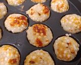 A picture of step 3 of Sabudana appe.