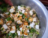A picture of step 11 of Shahi Matar Paneer Pulao.