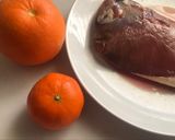 Foto del paso 1 de la receta: Magret de pato de barbarie, con naranja aromatizada