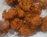 A picture of step 3 of Rice pakoda.