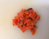 A picture of step 3 of Salmon Soy Sauce Pasta.
