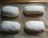 Csirkemellbe teker sonka, sajt-Leveles tésztában sütve! recept fázis 6 fotója