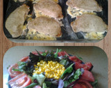 Foto del paso 5 de la receta: Filetes de lomo rellenos de jamón y queso con acompañamiento de ensalada variada