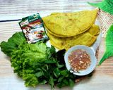 Hình bước làm 4 của món Bánh xèo nấm củ hủ dừa chay