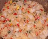 Foto del paso 5 de la receta: Risotto de calamar y kanikamas